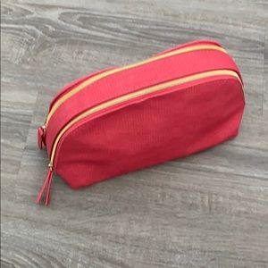 ❤️ Lancome Coral & Gold Cosmetic Case